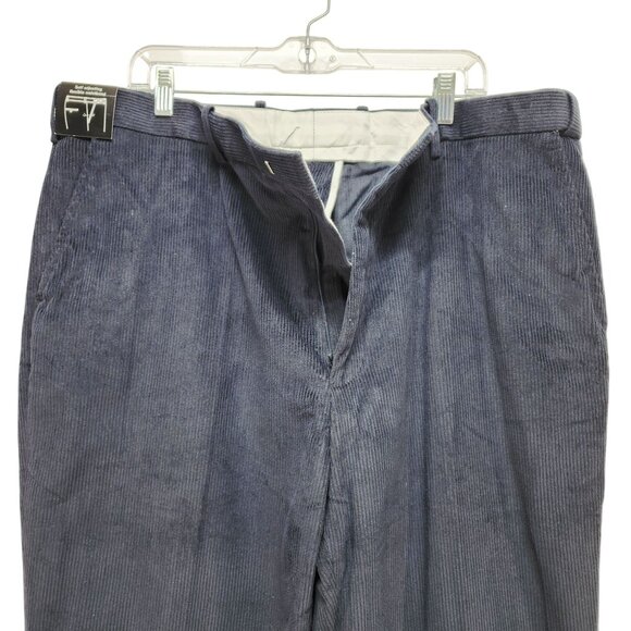Pegasus Mens Navy Blue Corduroy Pants Size 42x31 Straight-Leg - Picture 4 of 7